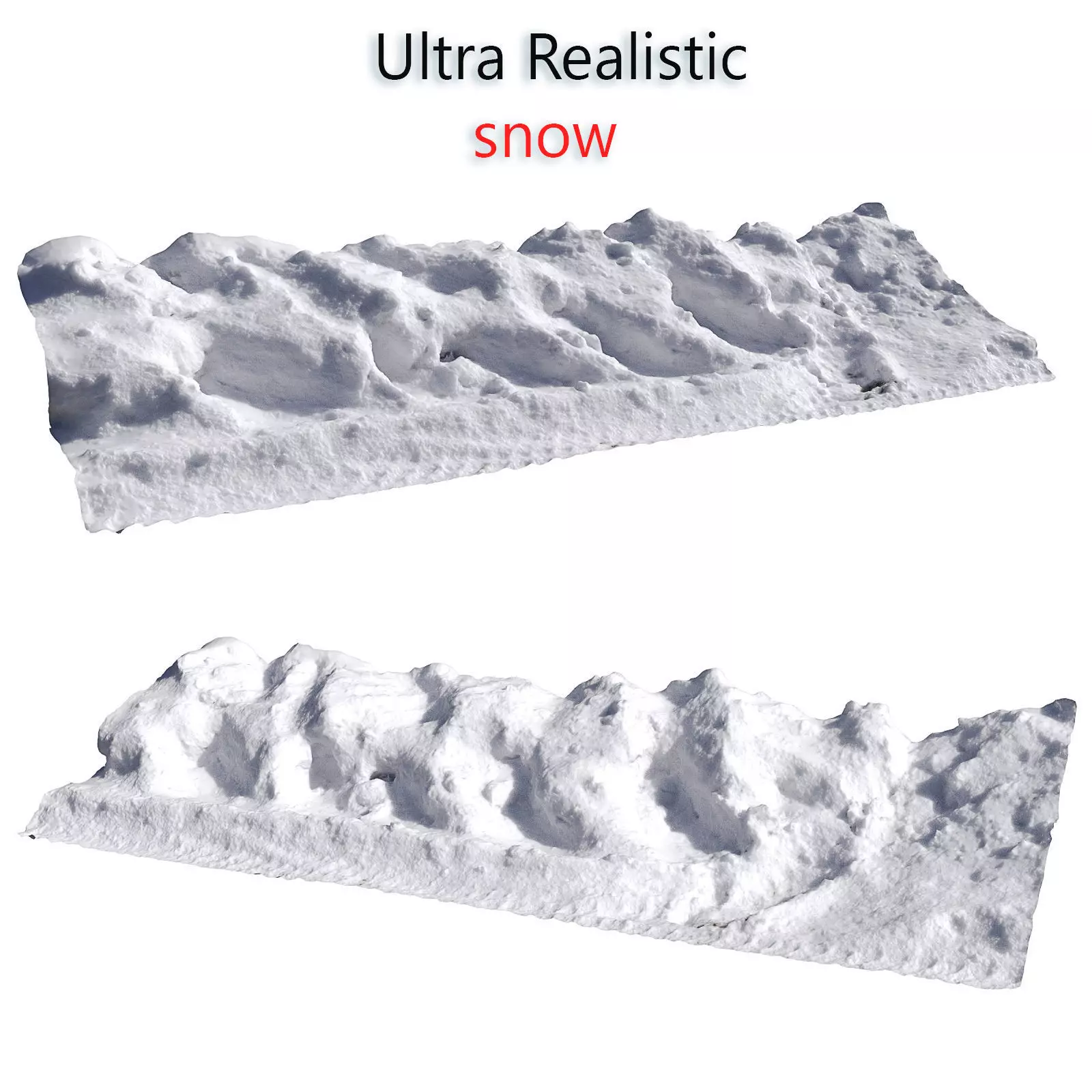 Snow fence 3D model_0