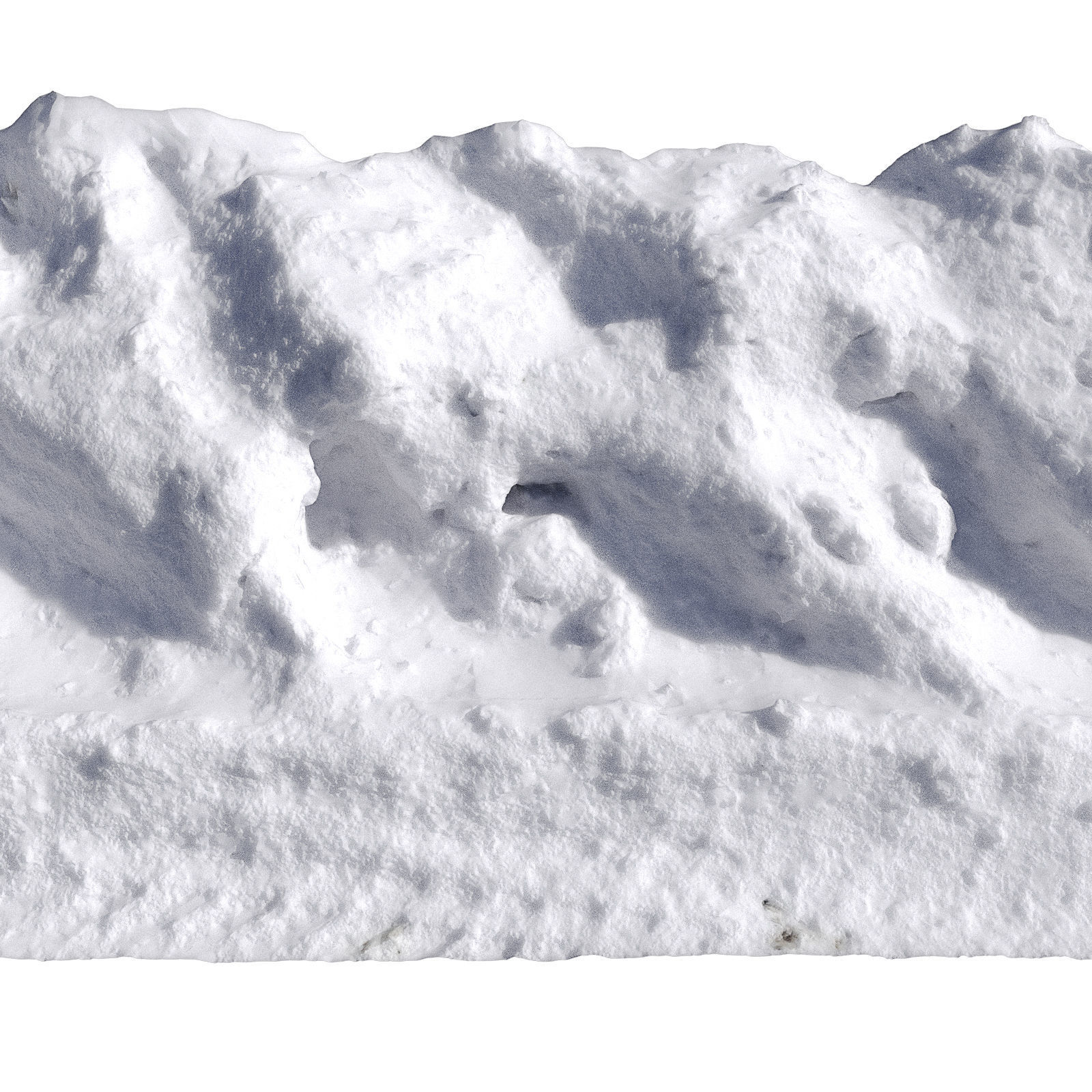 Snow fence 3D model_3