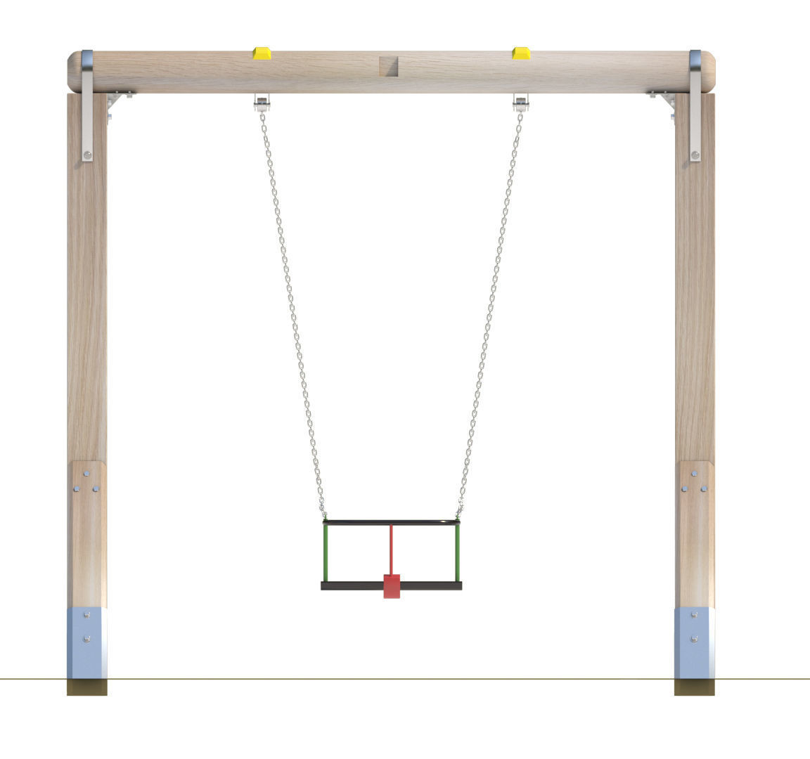 Child Swing Toy 3D model_3