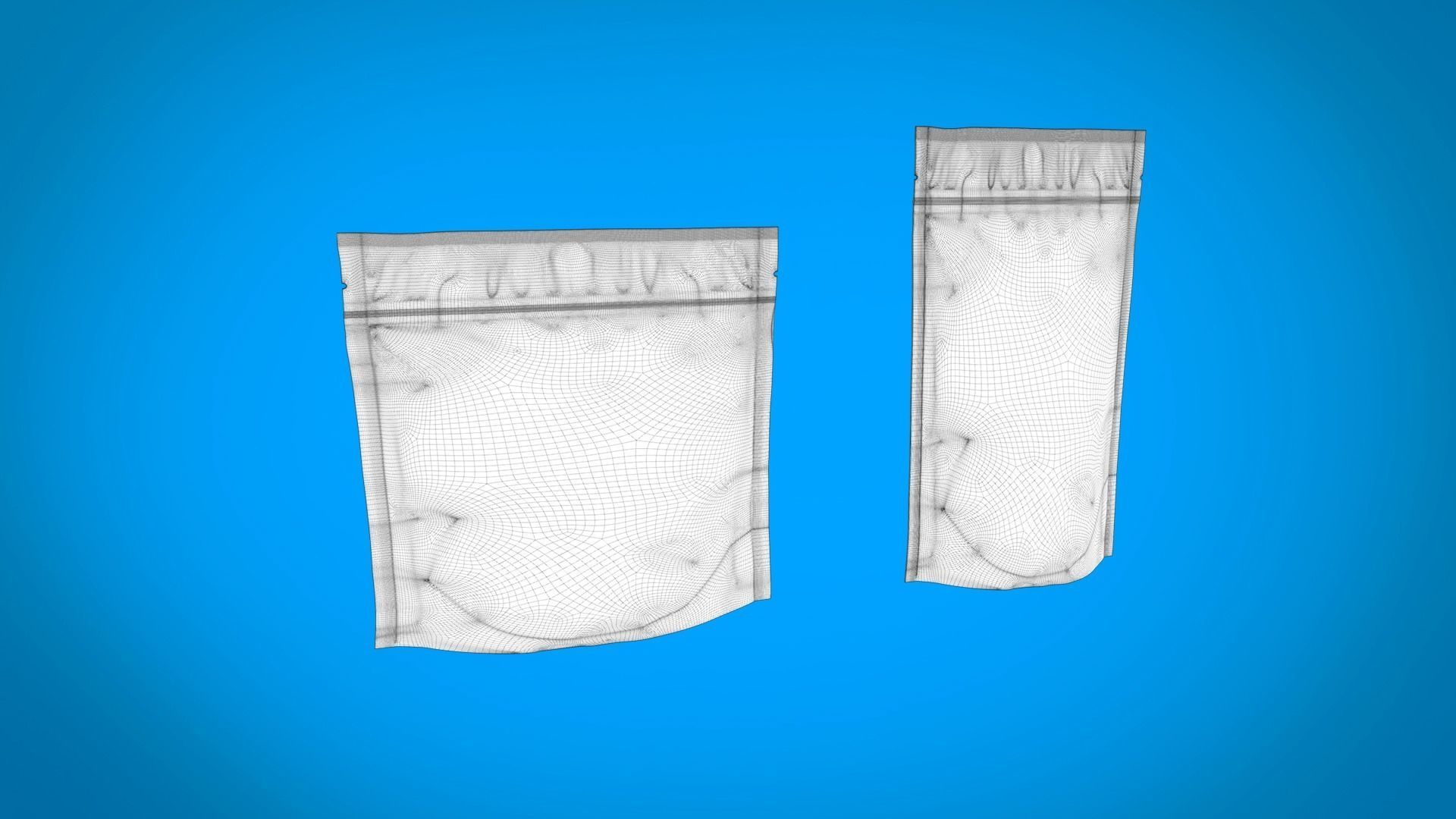 Mock up doypack 3D model_2
