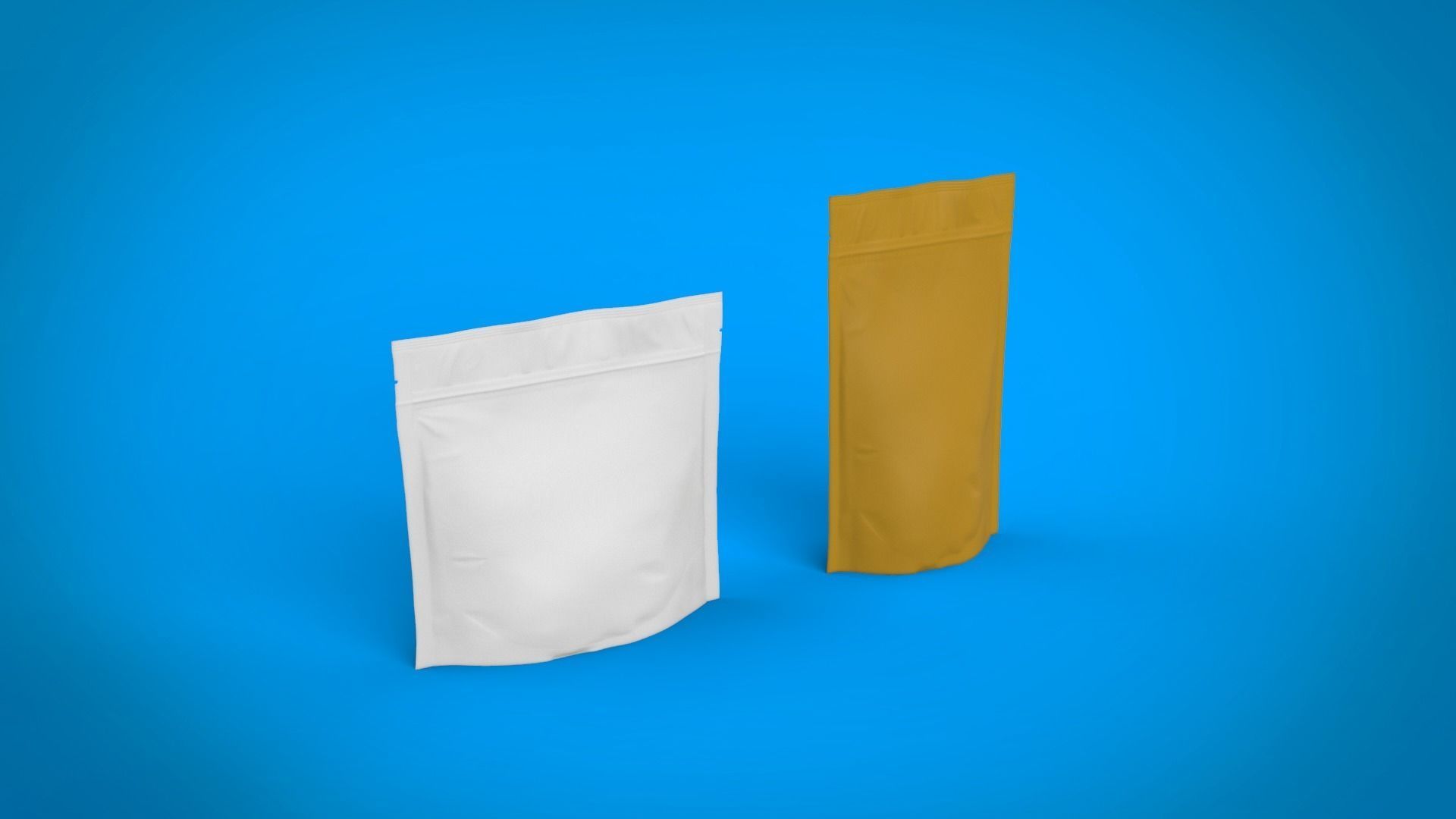 Mock up doypack 3D model_7