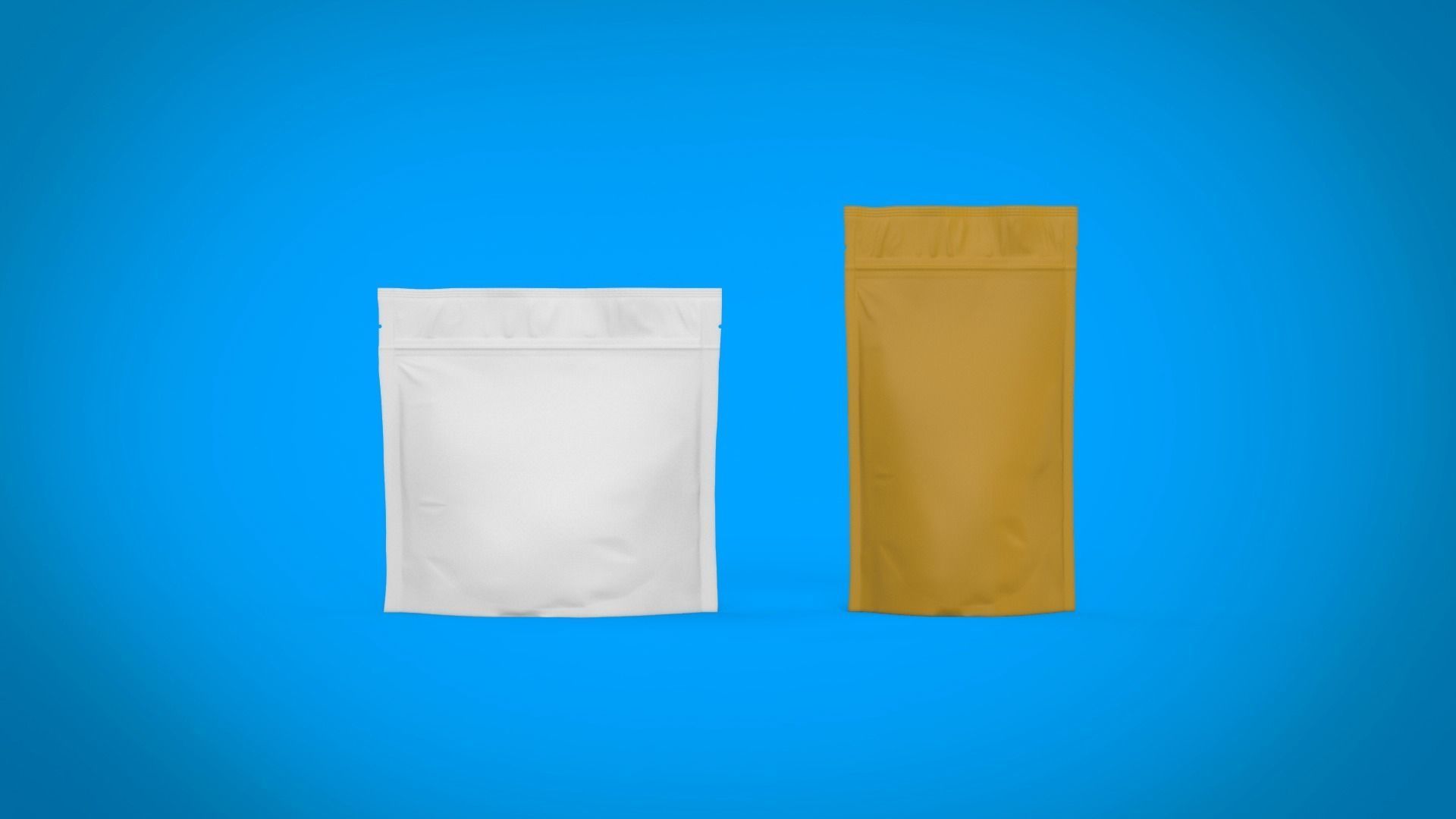 Mock up doypack 3D model_11