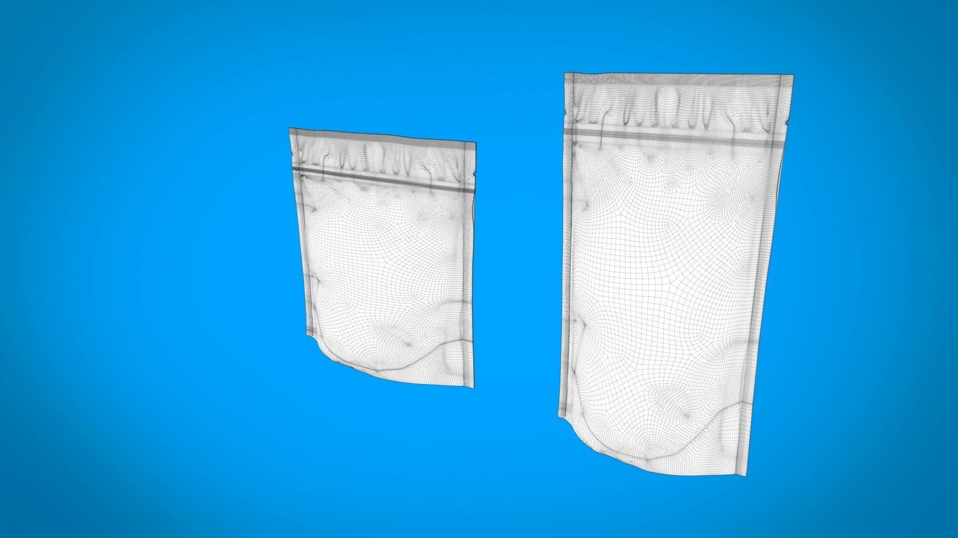 Mock up doypack 3D model_8
