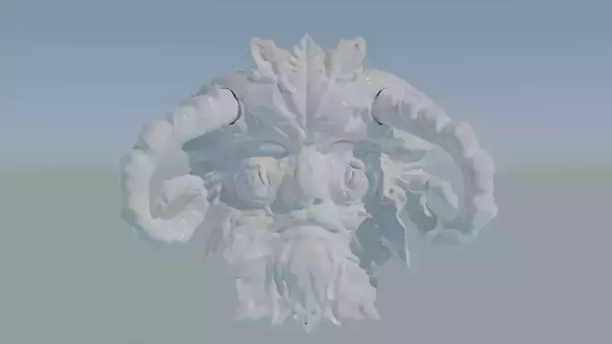 Greenman Mask Free 3D print model