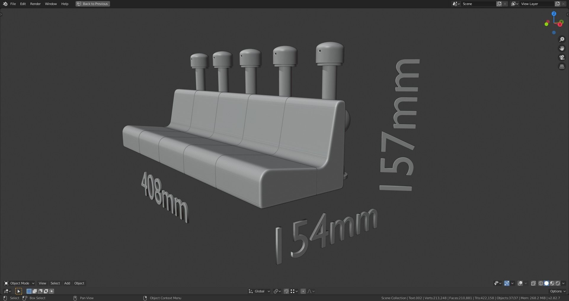 Miniature Helmets Display Diorama - heated players bench 3D print model_2