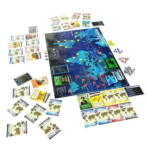Pandemic board game 3D model