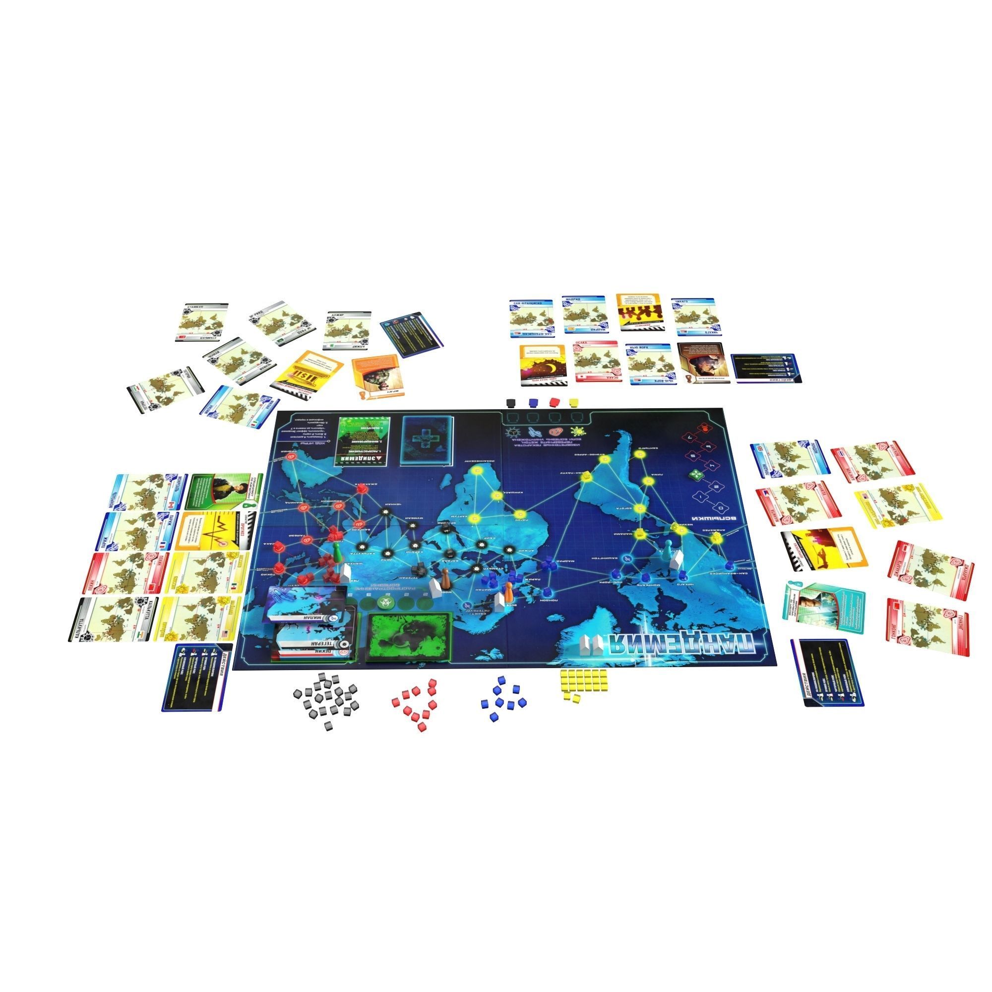 Pandemic board game 3D model_10