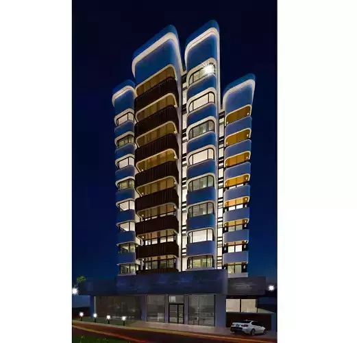 Residential Building 3D model