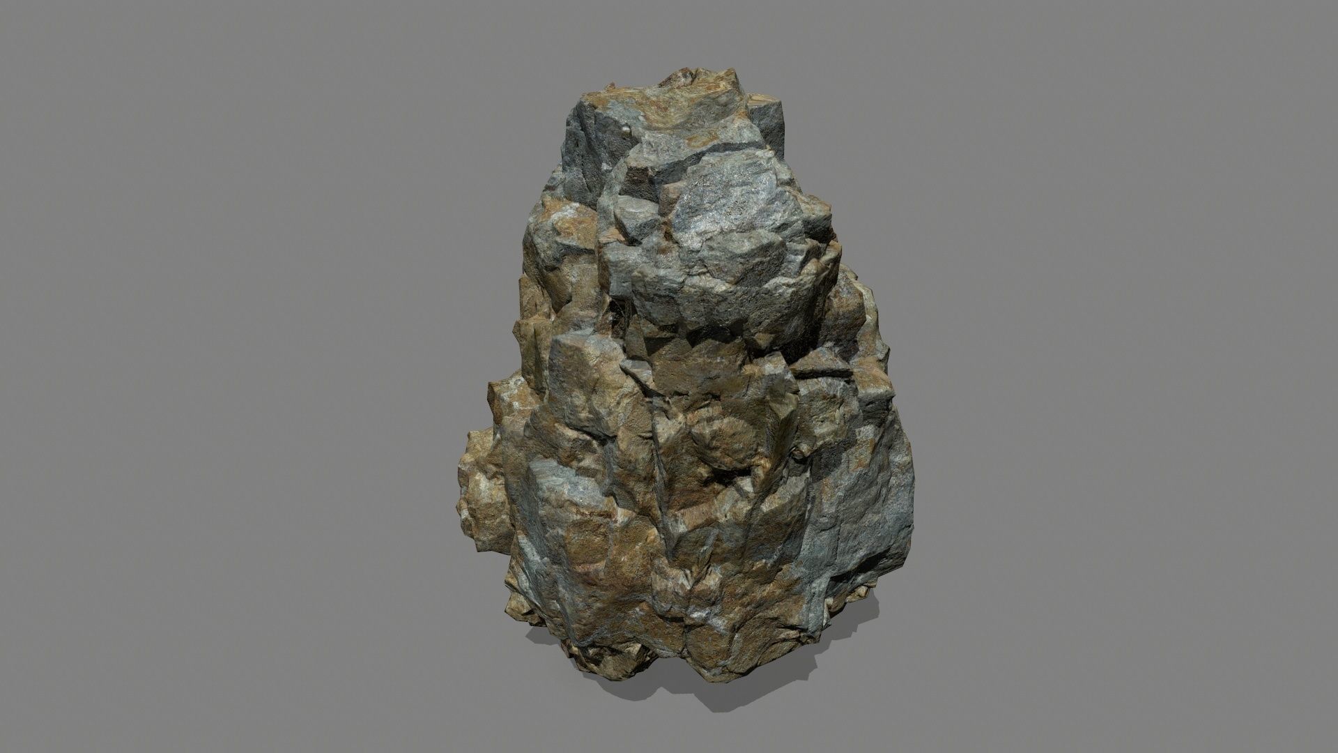 rocks rock Low-poly 3D model_32