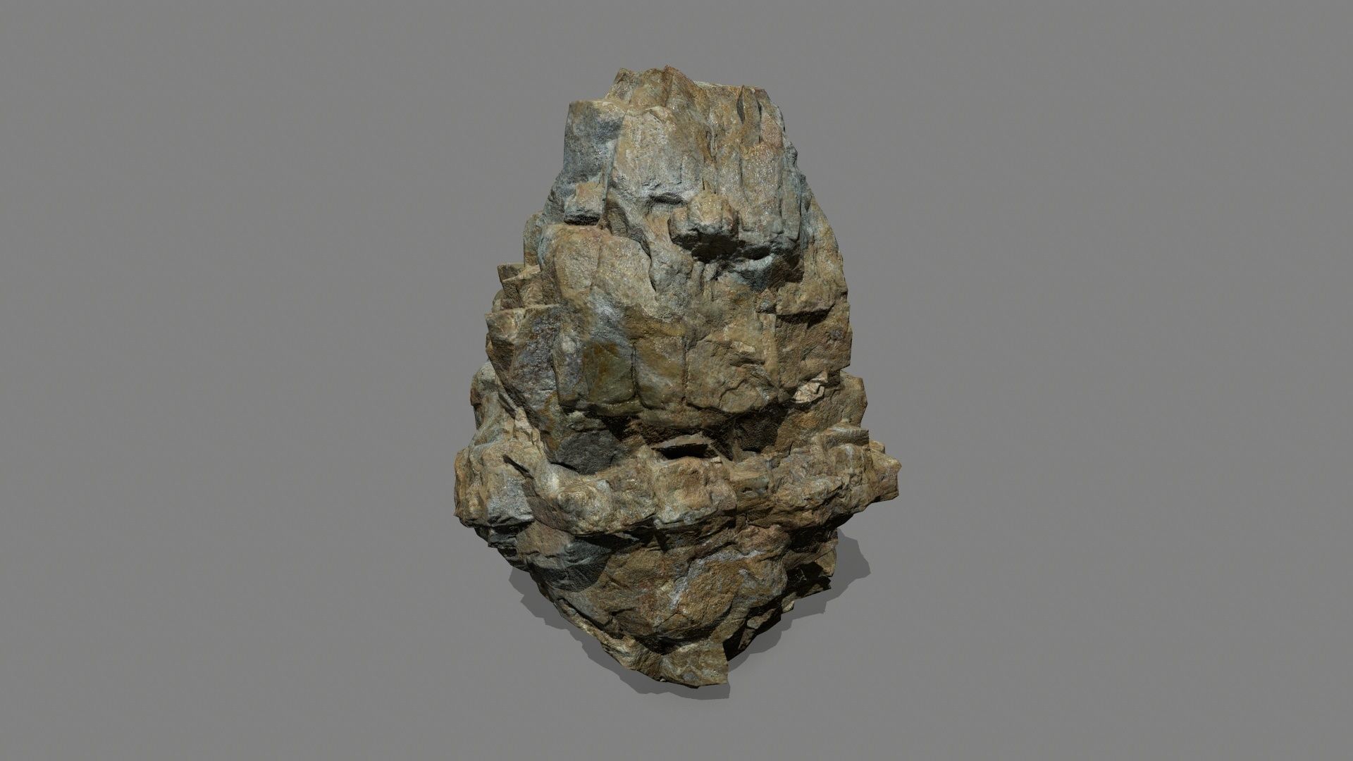 rocks rock Low-poly 3D model_30