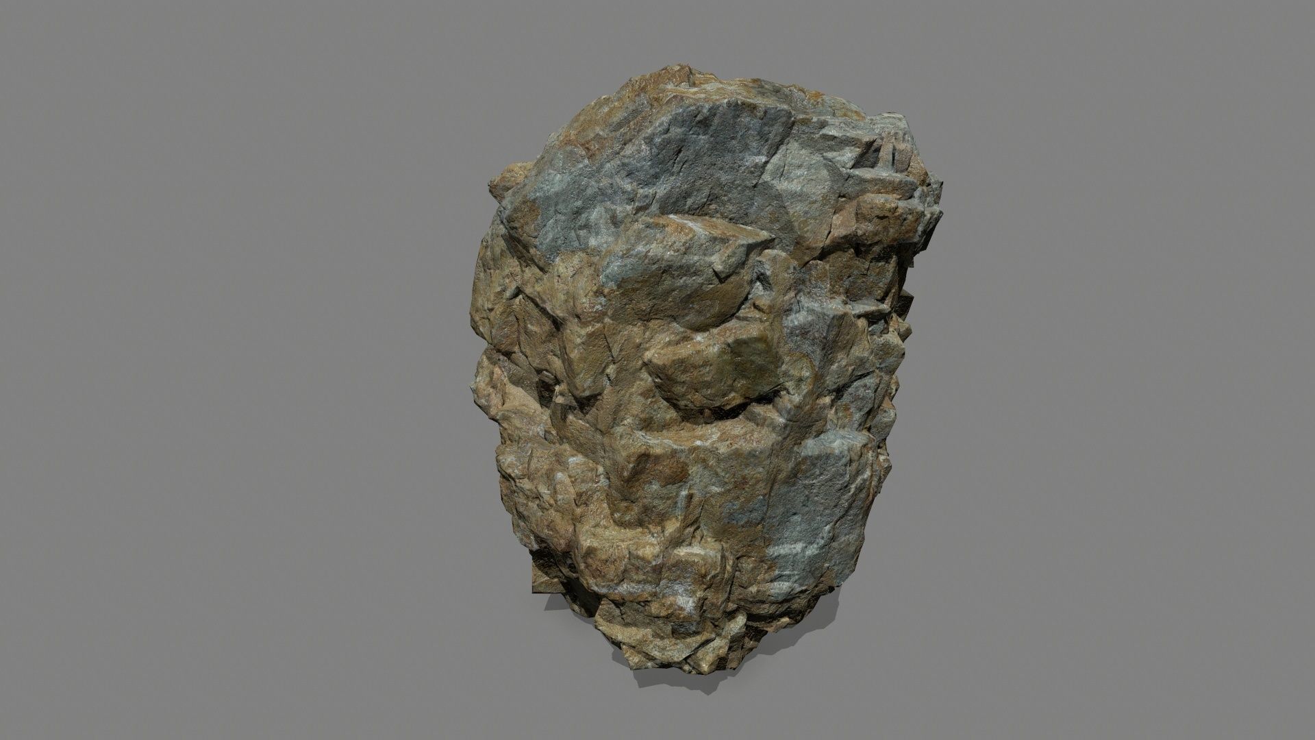 rocks rock Low-poly 3D model_31