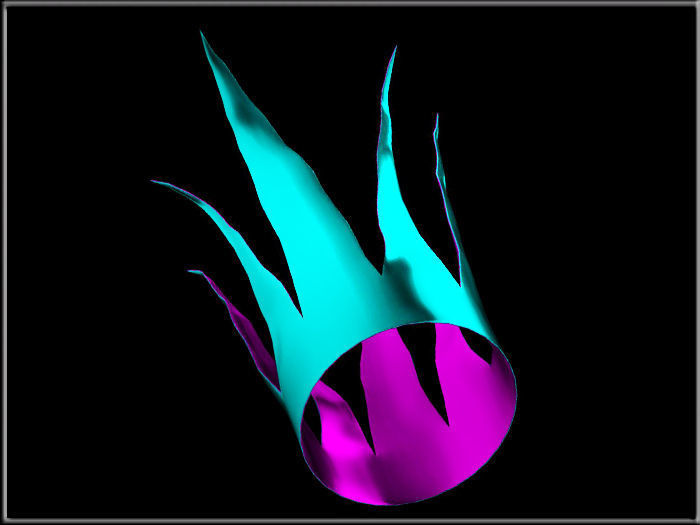 Crown golden Low-poly 3D model_1