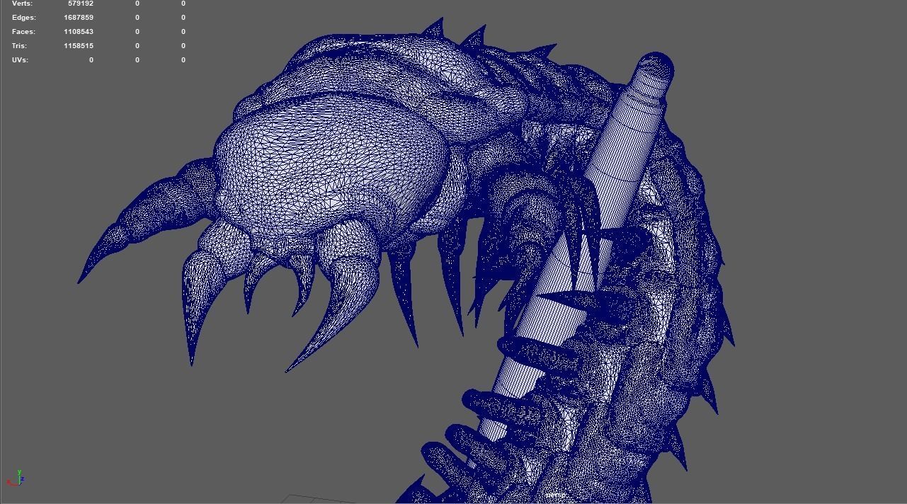 Centepide pen stand 3D print model_10