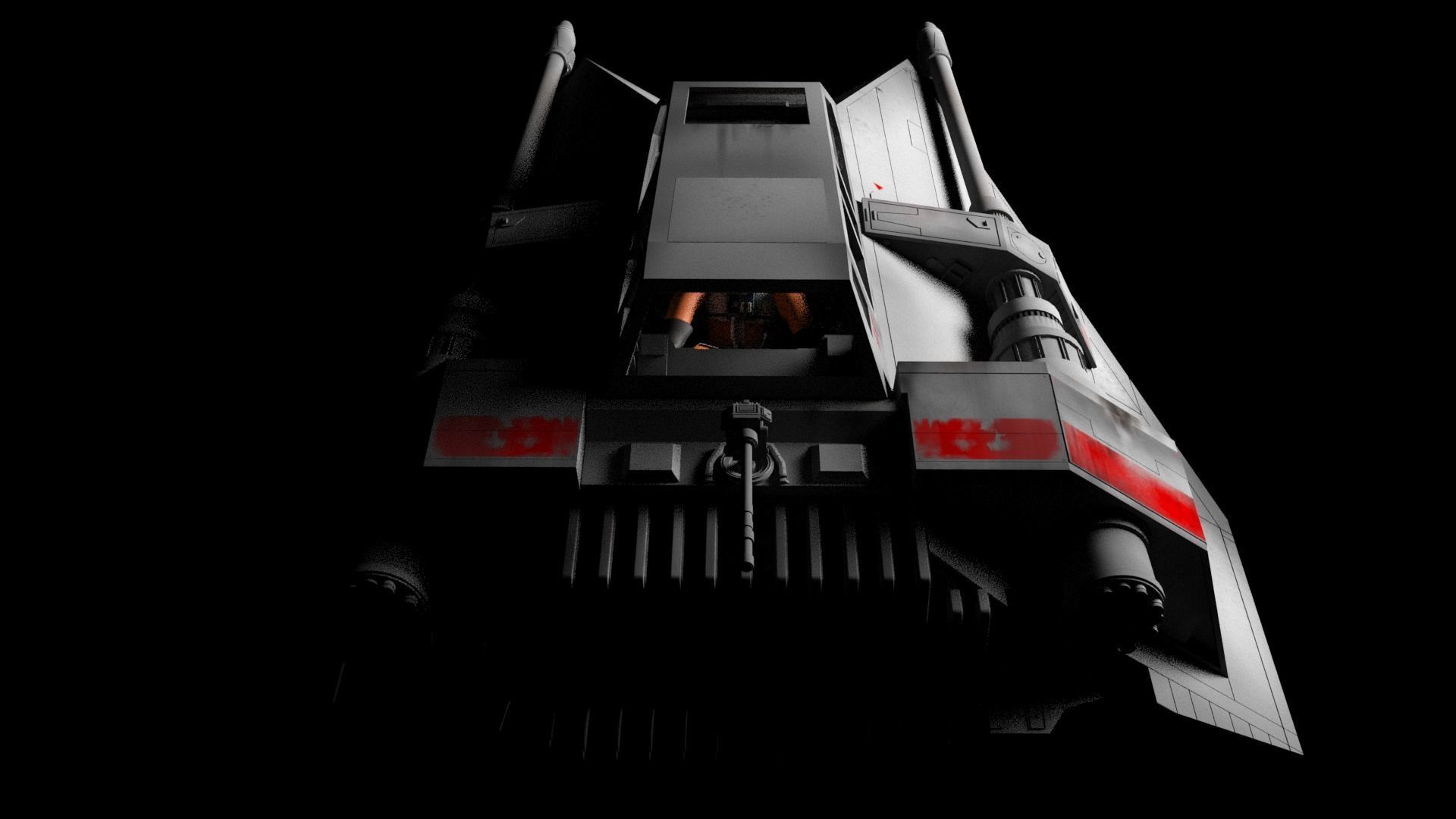 Star Wars Rebel Snowspeeder 3D model Free 3D model_1