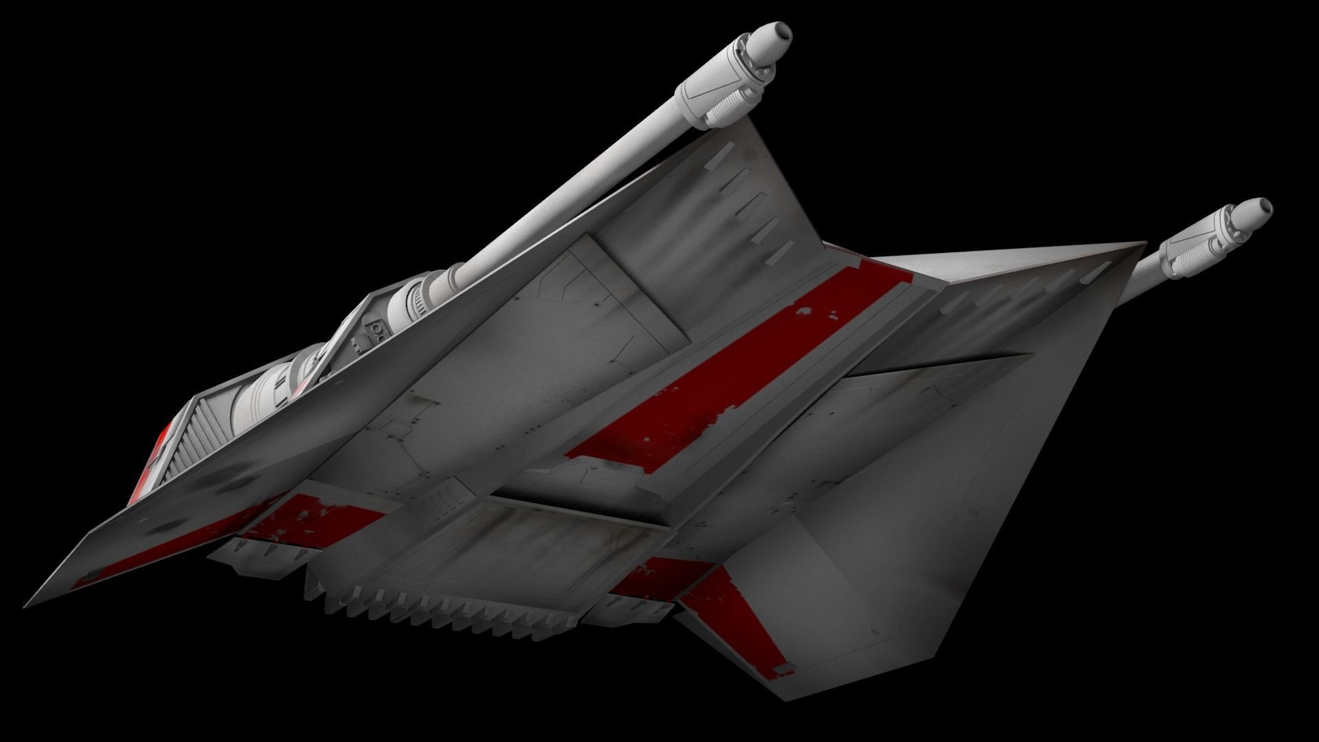 Star Wars Rebel Snowspeeder 3D model Free 3D model_4