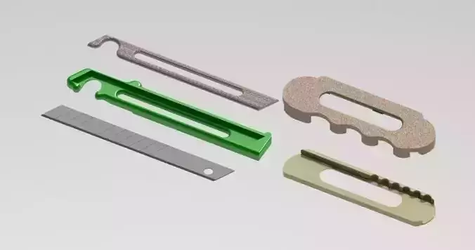 Safety utility knife holder