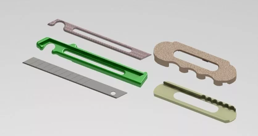 Safety utility knife holder Free 3D print model