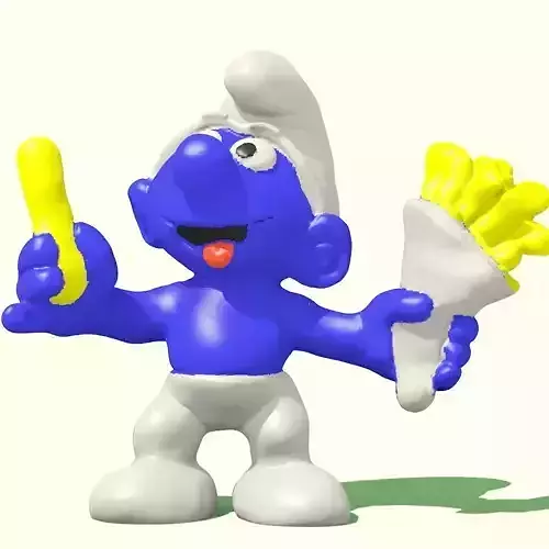 the Greedy Smurf  3D print model