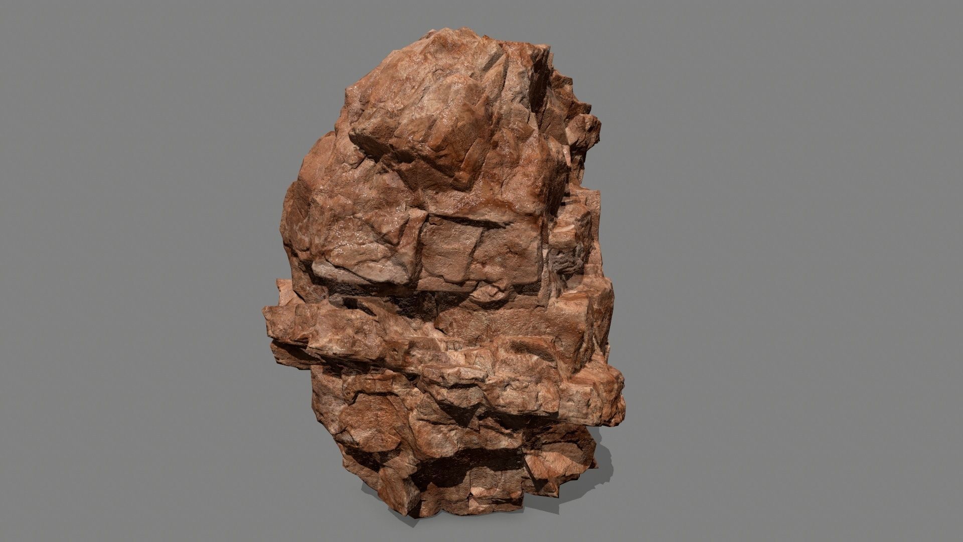 rocks rock Low-poly 3D model_30