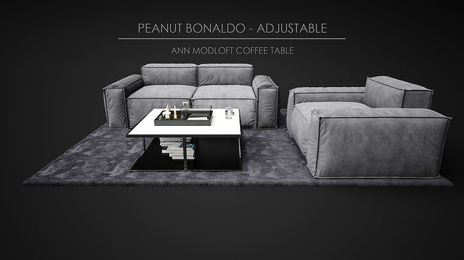 Sofa Set - The Peanut Bonaldo 09 3D model