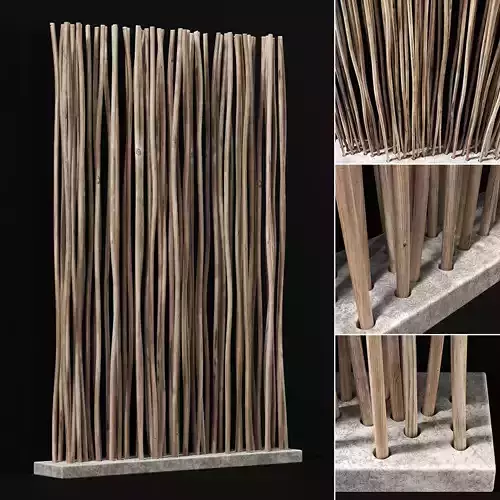 Planter fundament concrete thick branch n3