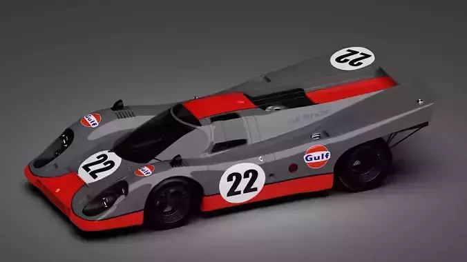 Porsche 917k 1969 Gulf