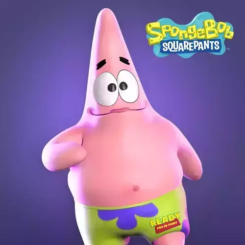 Patrick Star - SpongeBob SquarePants Fanart 3D print model