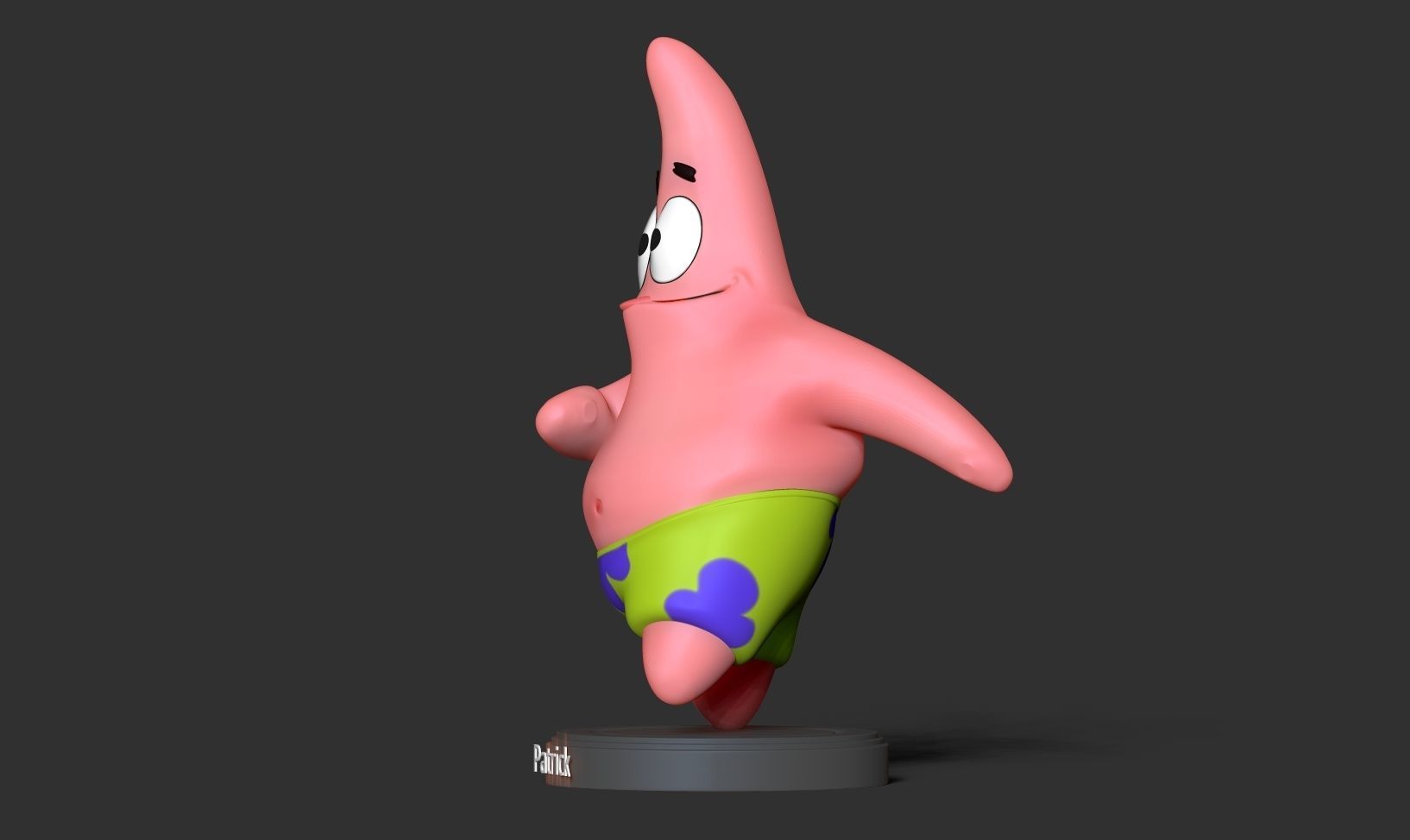 Patrick Star - SpongeBob SquarePants Fanart 3D print model_10
