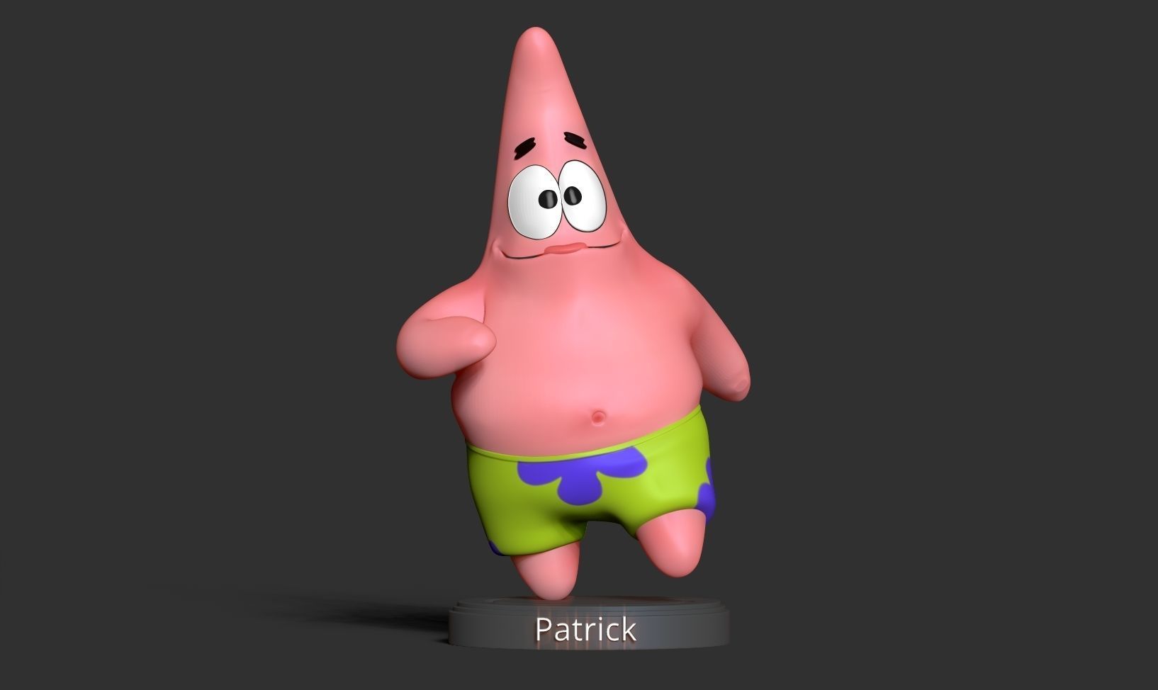 Patrick Star - SpongeBob SquarePants Fanart 3D print model_8