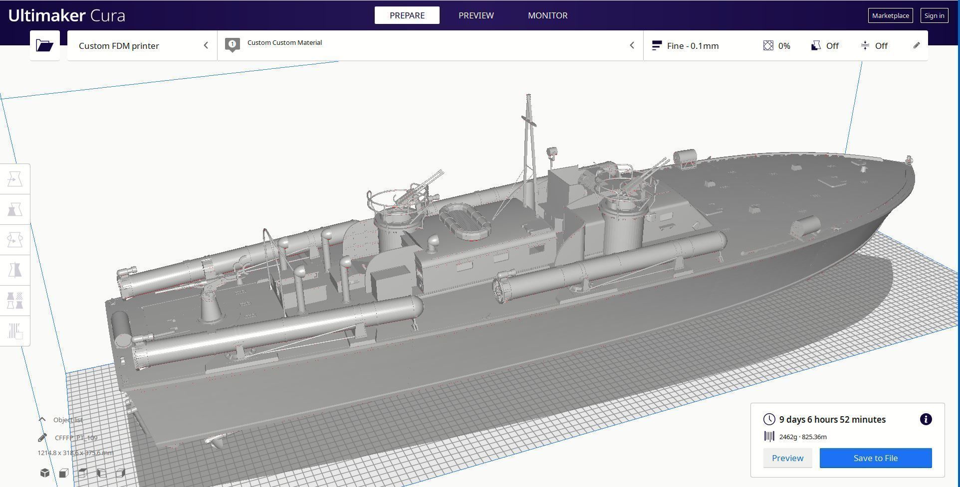 1 20 PT 109  RC Model Boat 3D print model_10