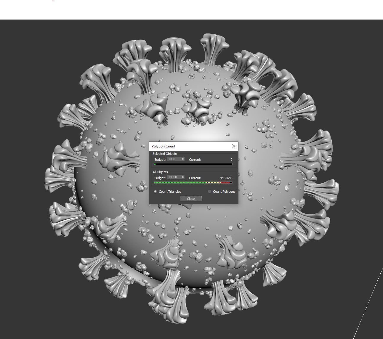 Corona Virus- COVID-19 3D model_6