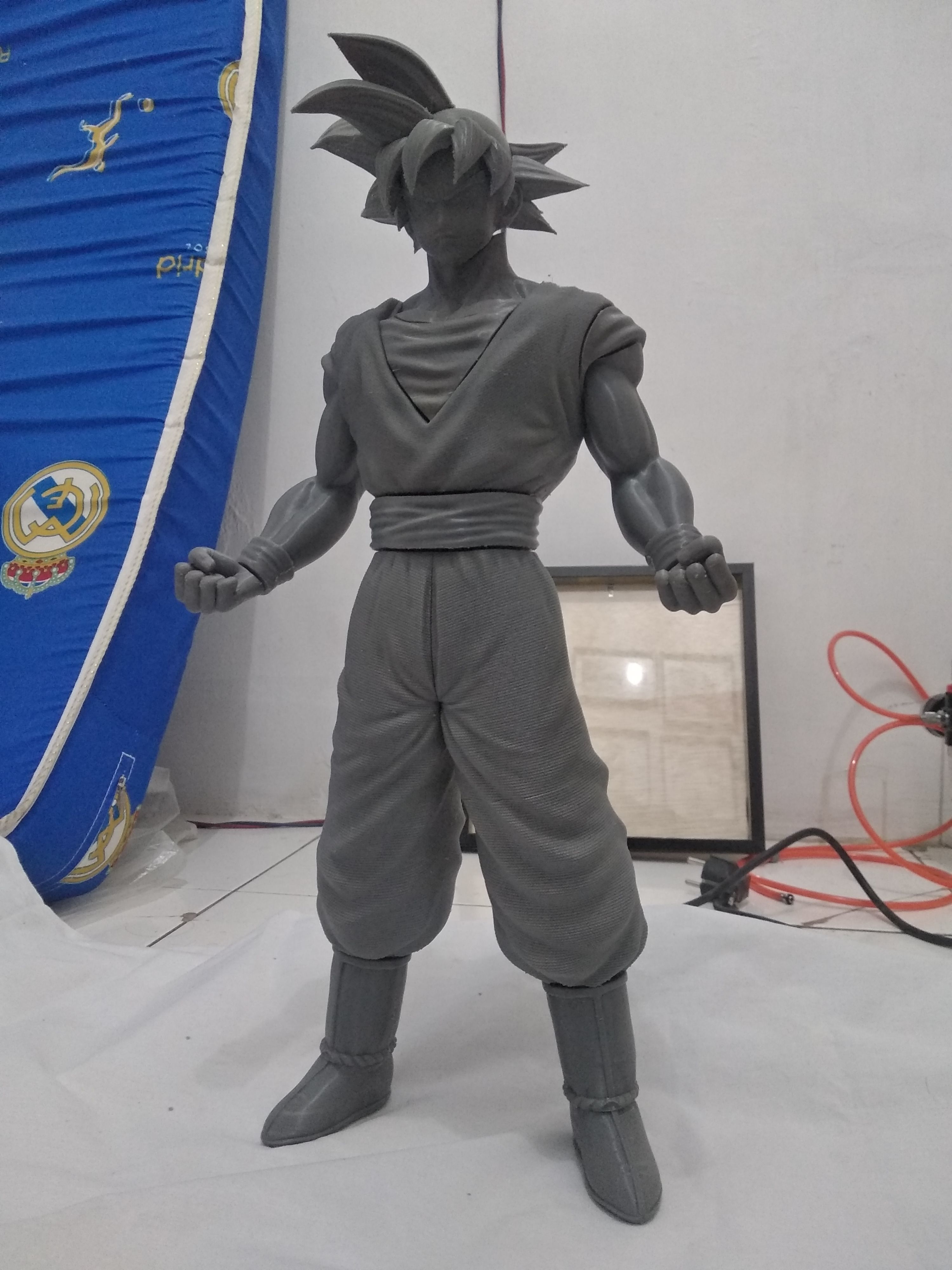 Son Goku Dragonball fan-art statue 3dprint 3D print model_10