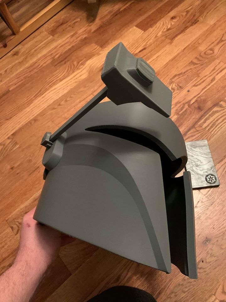 Sabine Wren toon ashoka Helmet with Range finder 3D print model_8