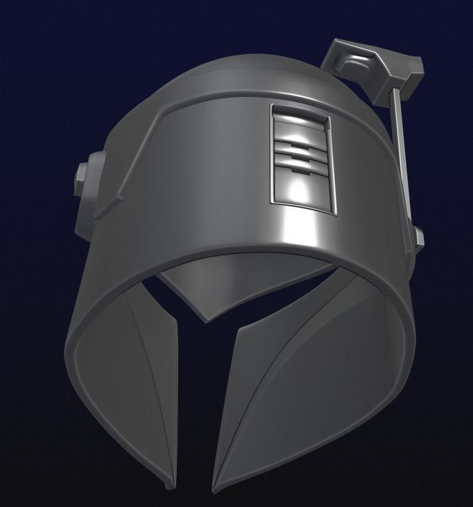 Sabine Wren toon ashoka Helmet with Range finder 3D print model_13