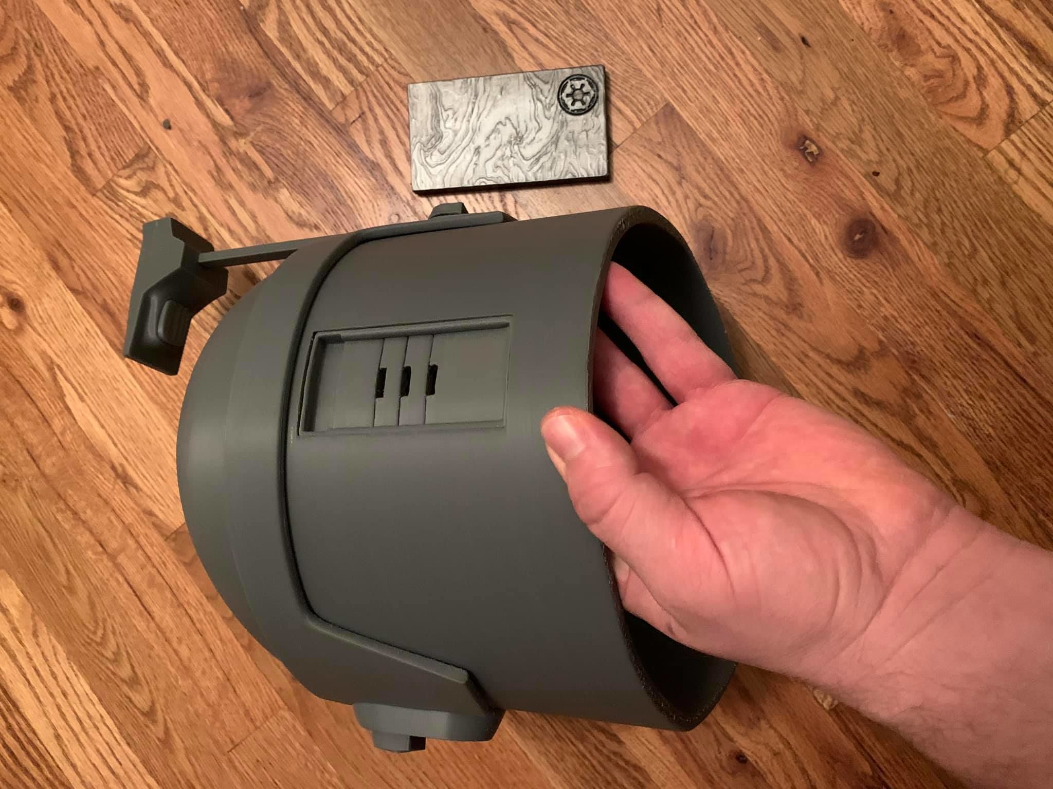 Sabine Wren toon ashoka Helmet with Range finder 3D print model_5