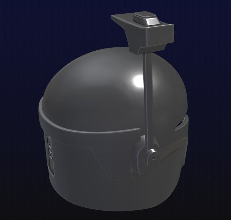 Sabine Wren toon ashoka Helmet with Range finder 3D print model_16