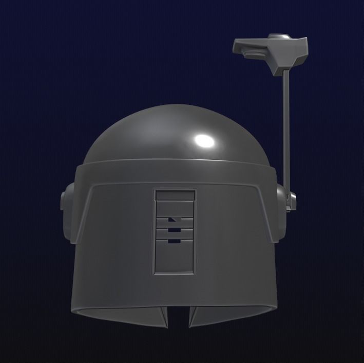 Sabine Wren toon ashoka Helmet with Range finder 3D print model_6