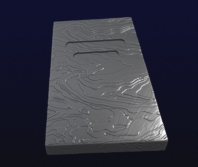 Beskar Ingot with 360 texture 3D print model_3