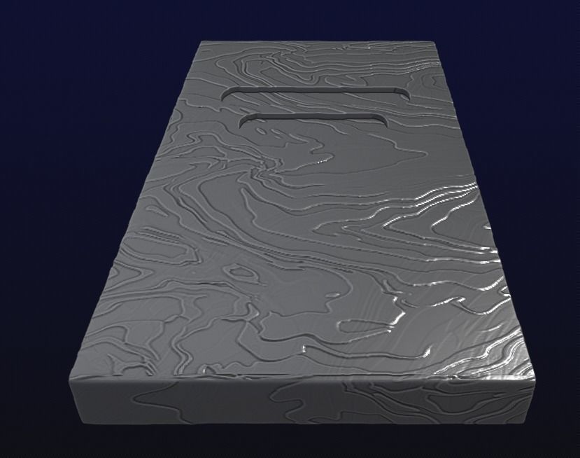 Beskar Ingot with 360 texture 3D print model_7