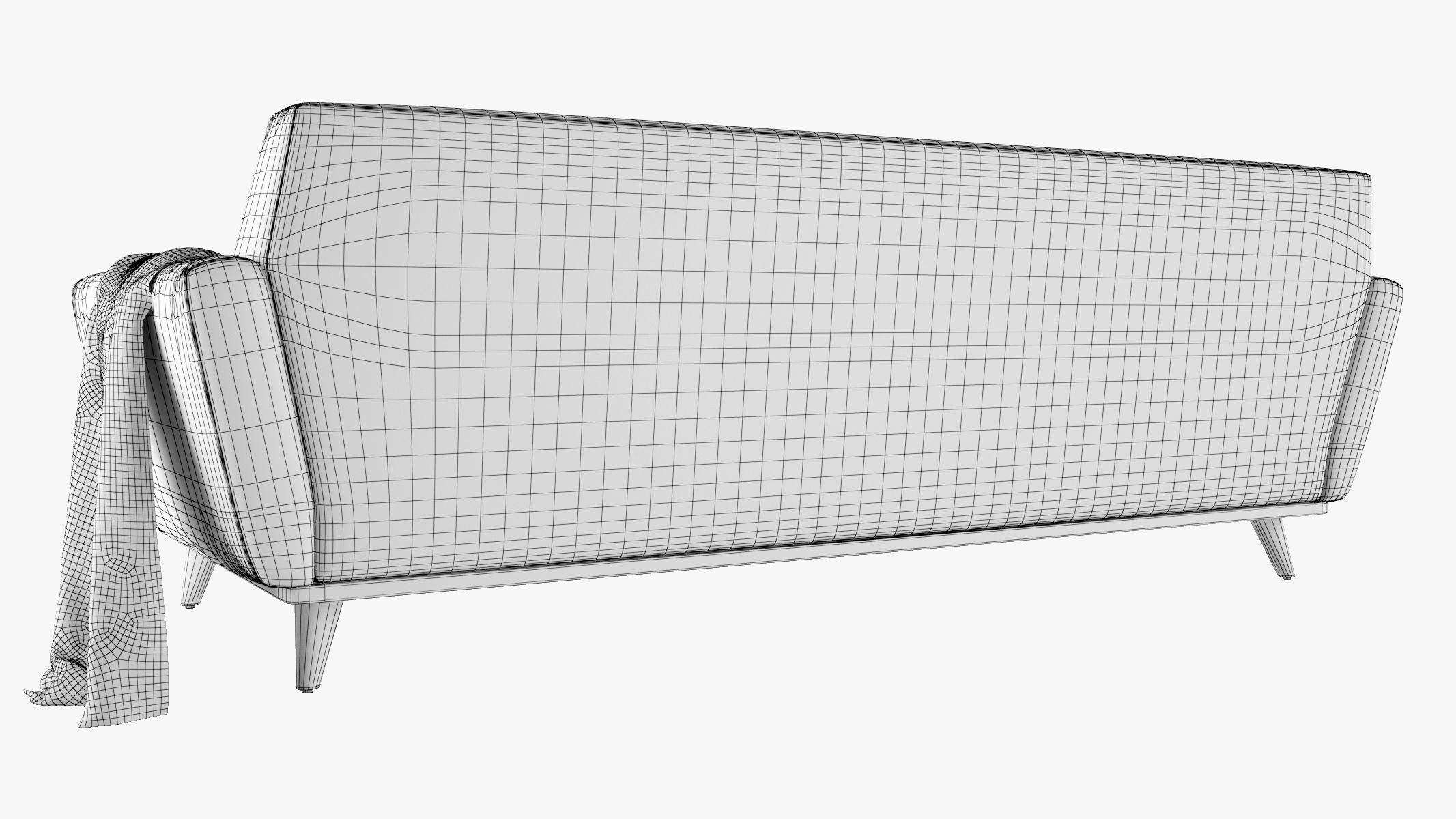 Joybird Hughes Sofa 3D model_9