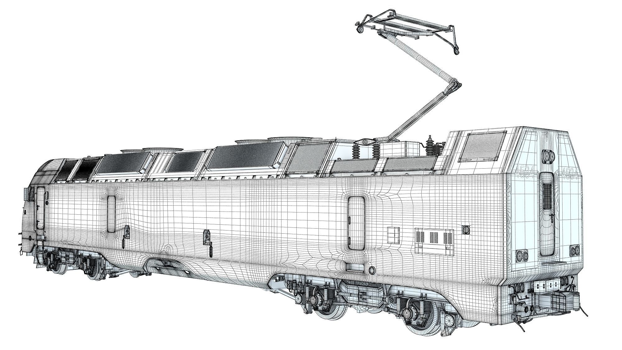 NJ Transit Locomotive Train 3D model_17