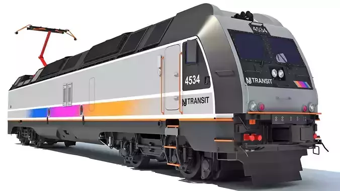 NJ Transit Locomotive Train 3D model