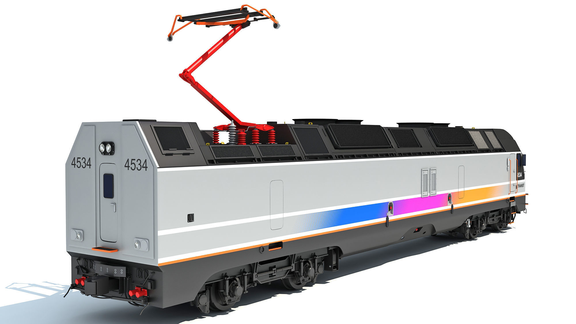 NJ Transit Locomotive Train 3D model_3