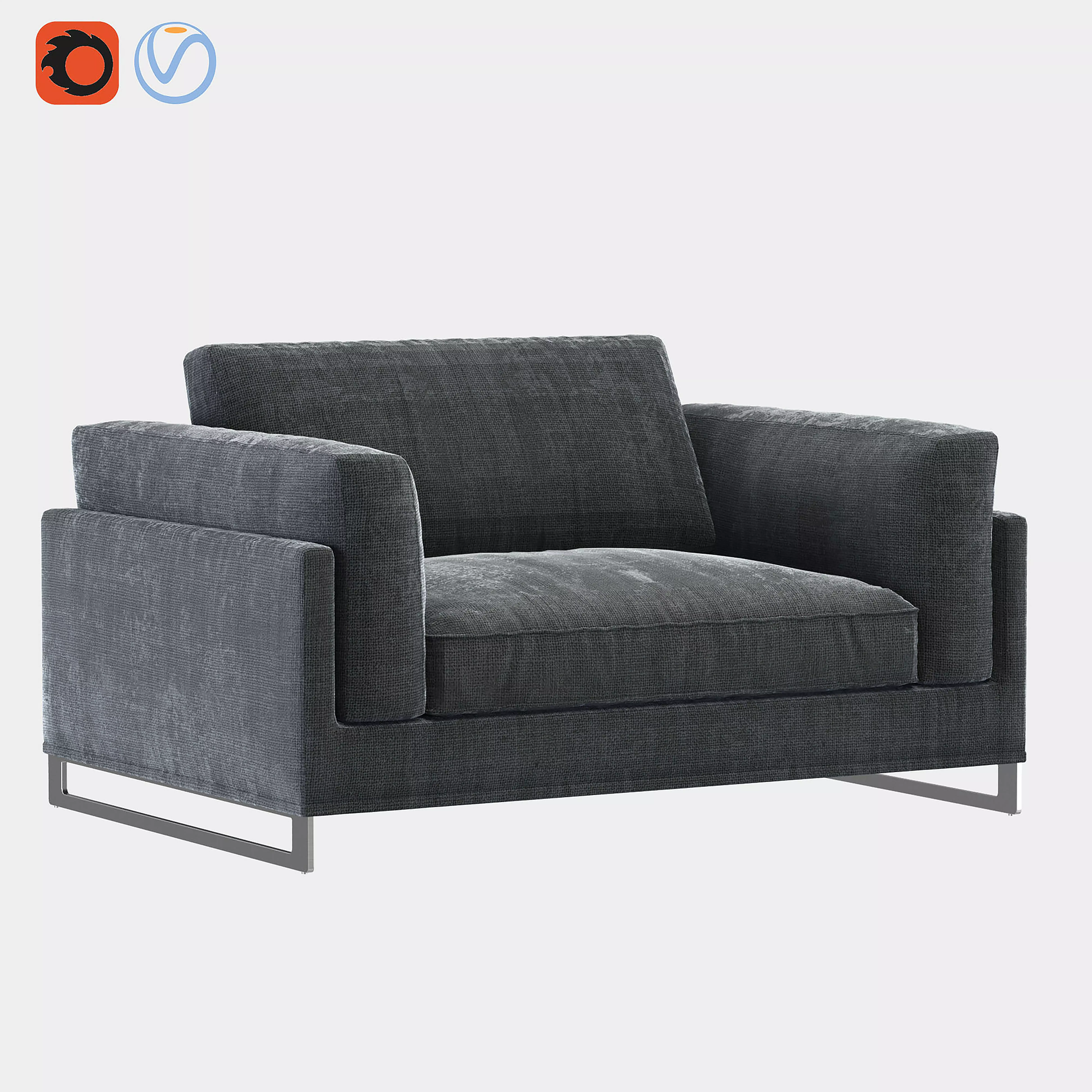 Sofa01 armchair 3D model