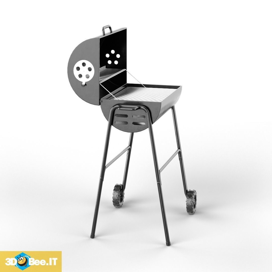 Outdoor Grill 3D model_5