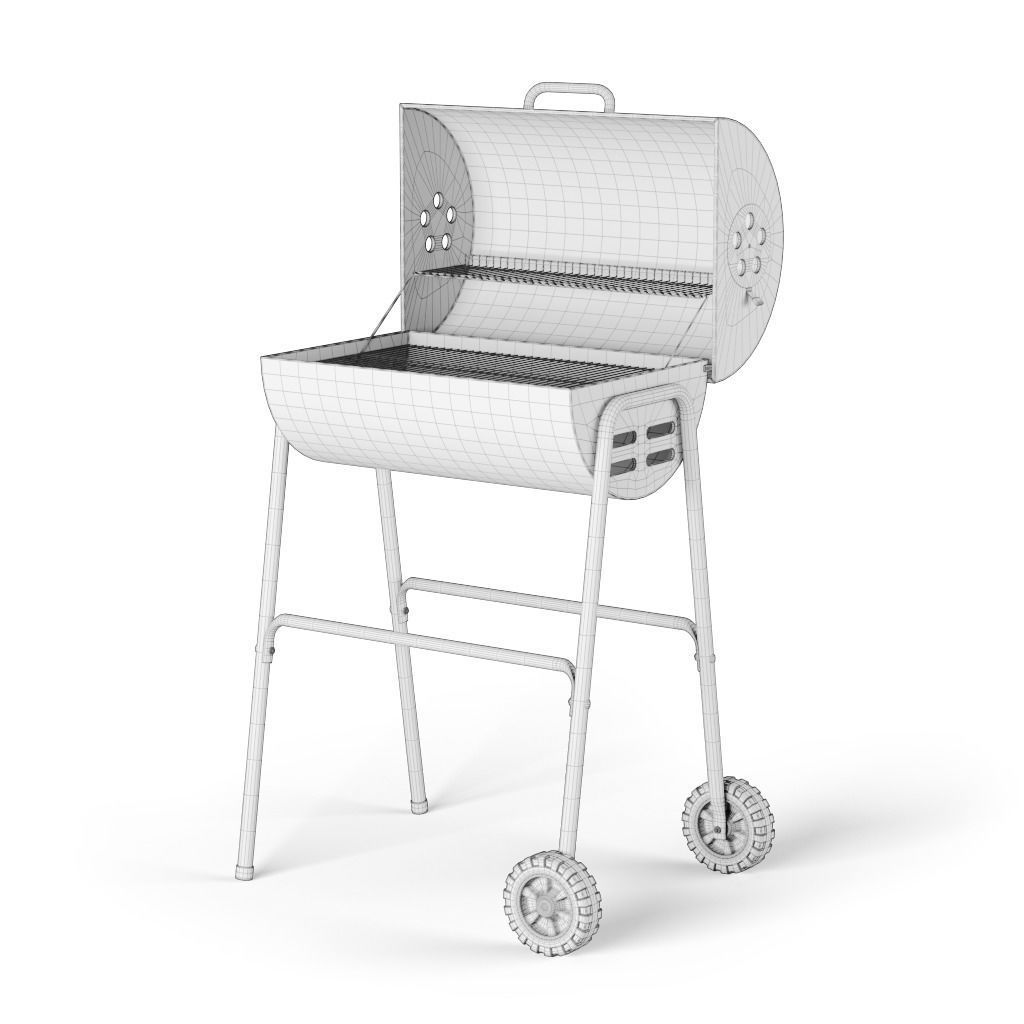 Outdoor Grill 3D model_3