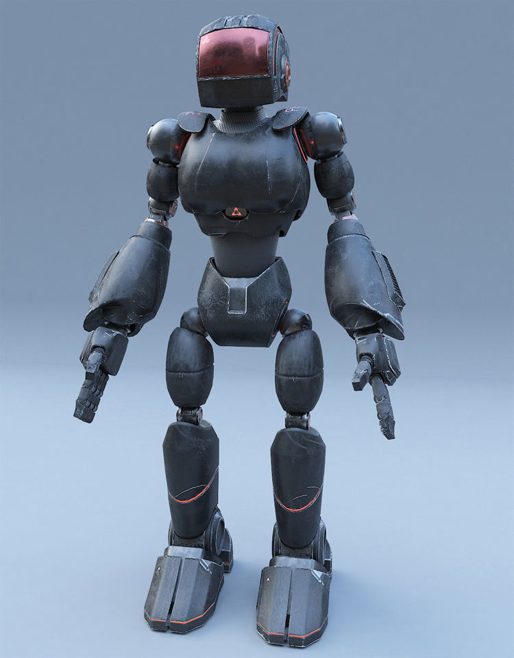 Robot v2 3D model_18