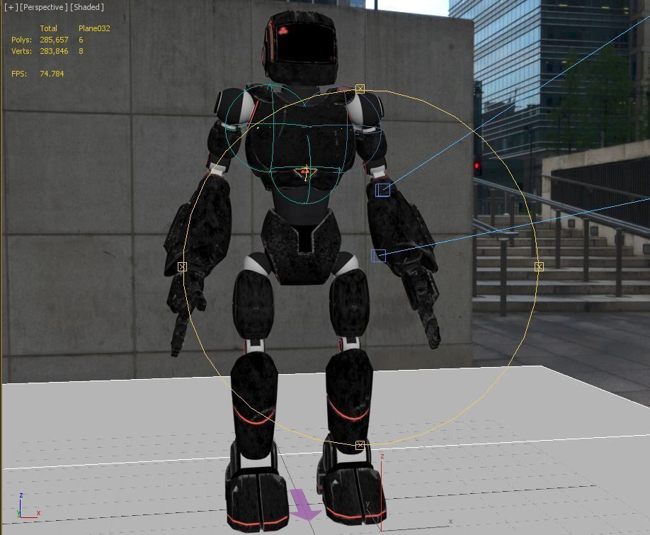 Robot v2 3D model_8