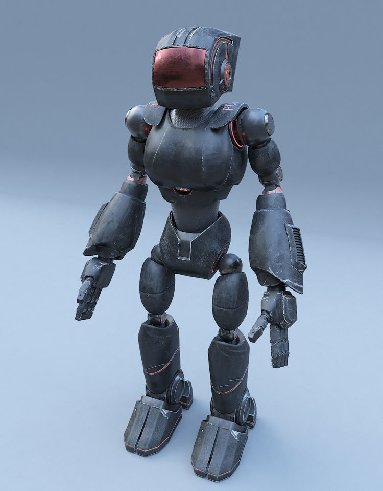 Robot v2 3D model_20