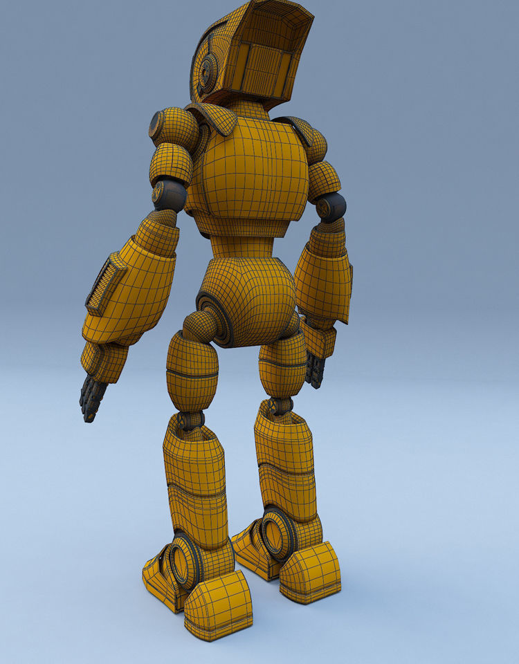 Robot v2 3D model_16